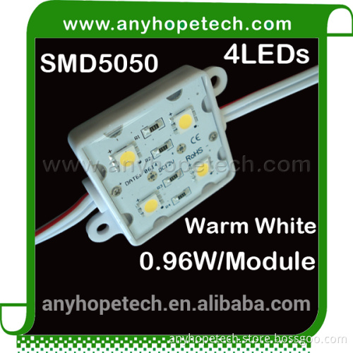Fast delivery super brightness 4LEDs SMD5050 led module controller